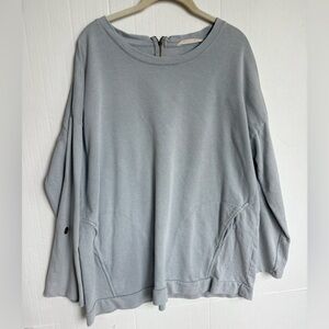 Soft Surroundings light blue/gray Women's Top 1X
